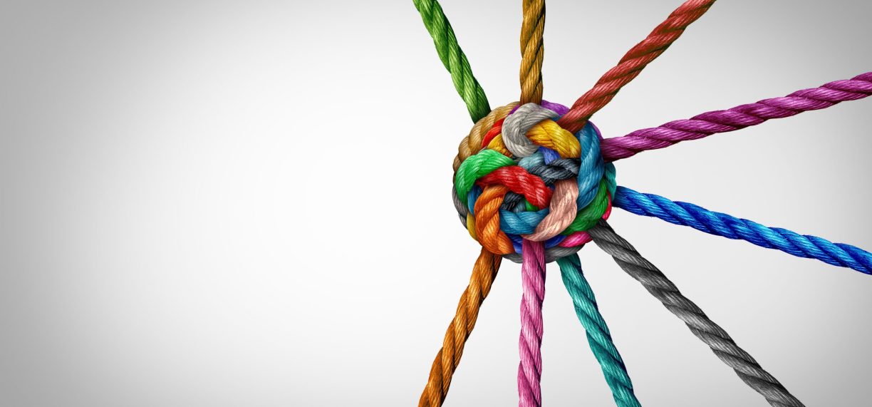 Collective,Effort,Integration,And,Unity,With,Teamwork,Concept,As,A